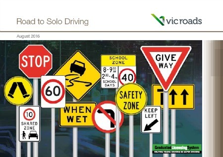 vicroads learner's test the road to solo driving handbook 450x317